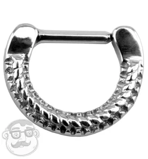 14G Lasso Stainless Steel Septum Clicker