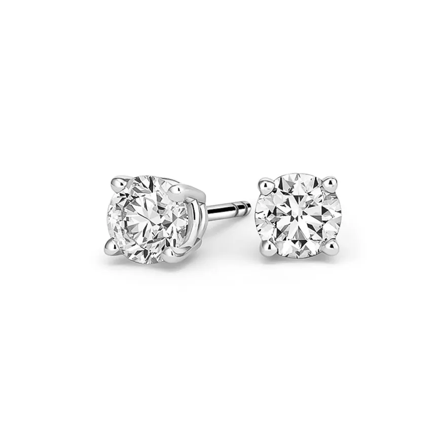 1.51 CTW Classic Diamond Stud Earrings