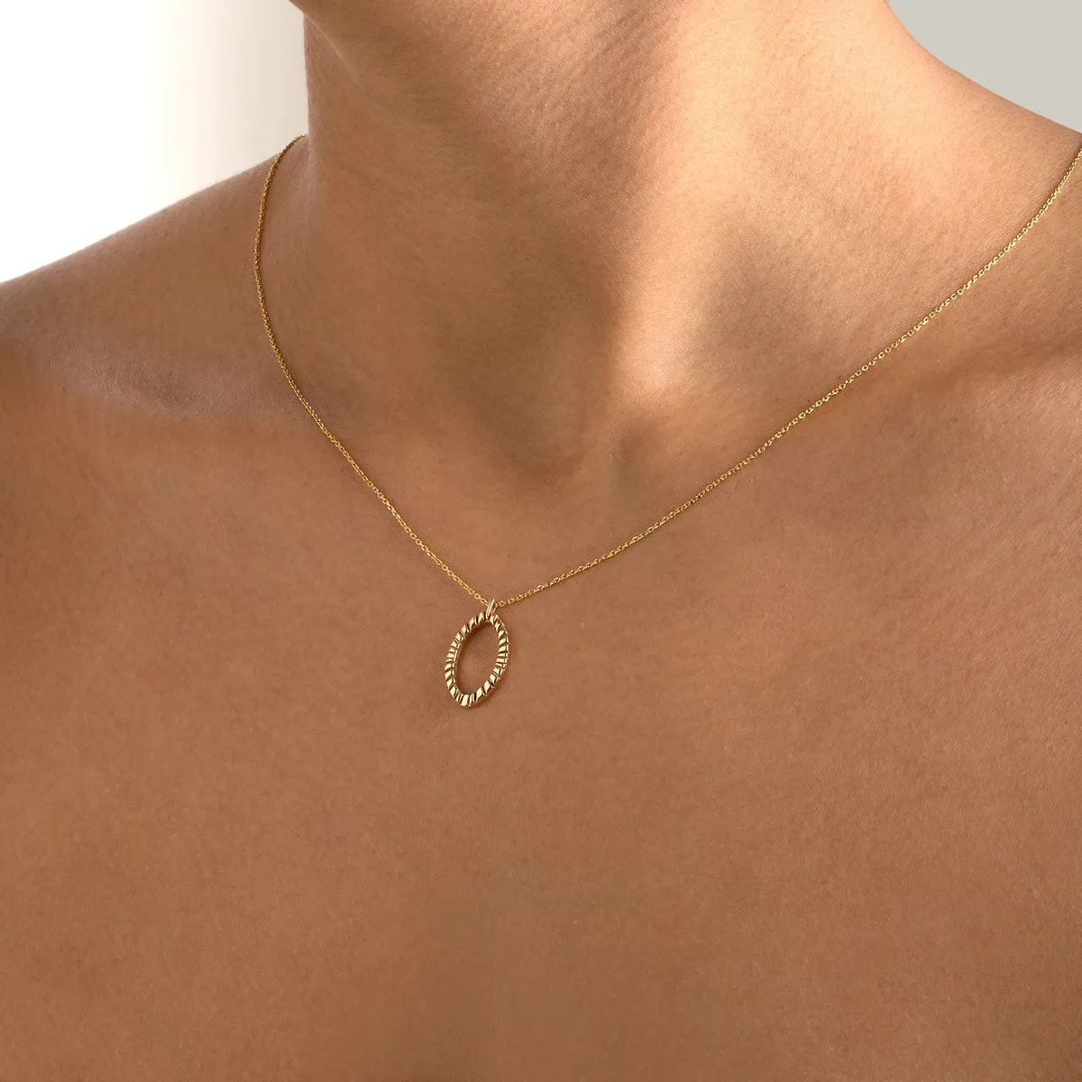 Afsoon Oval Chain Necklace