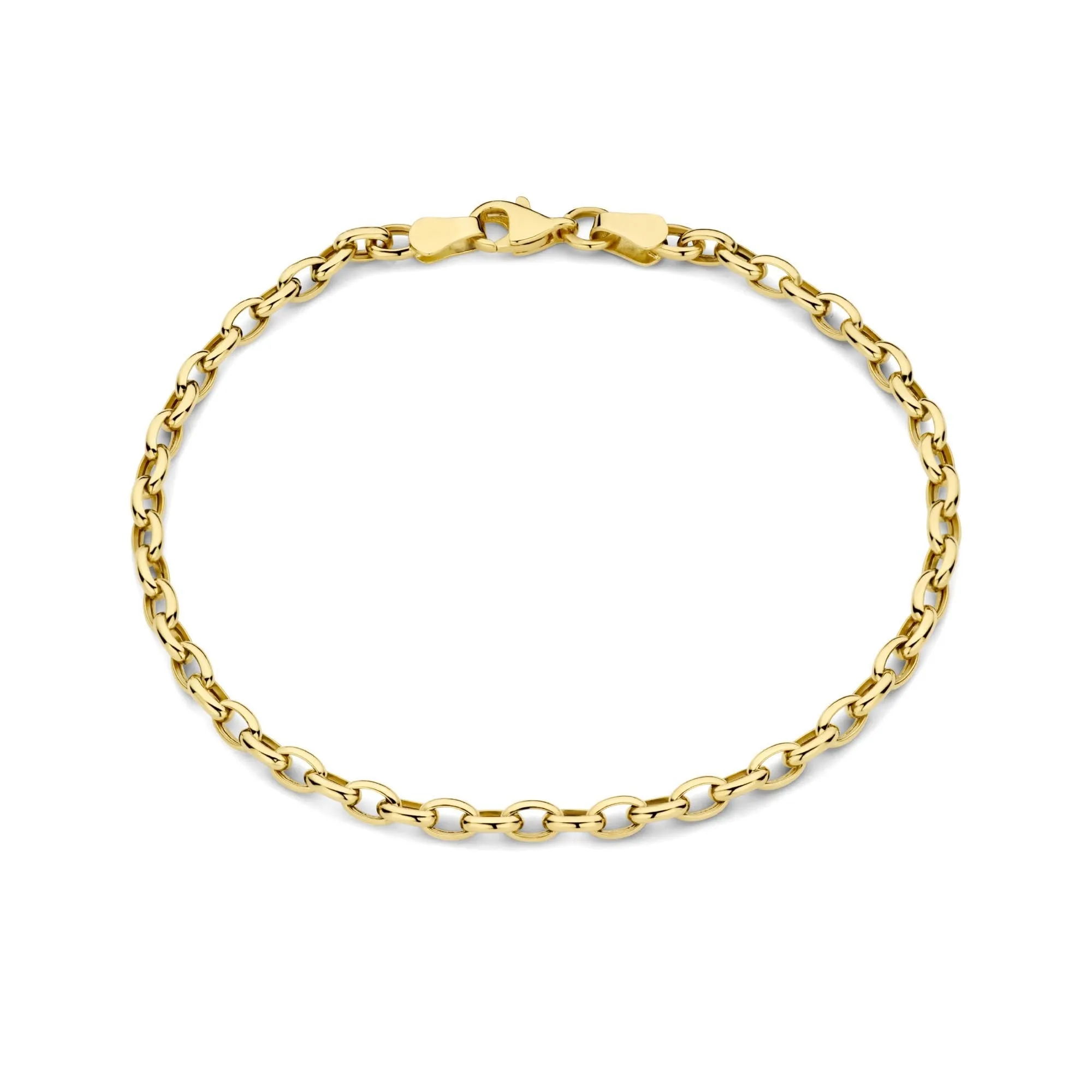 Aidee Camille 14 karat gold link bracelet