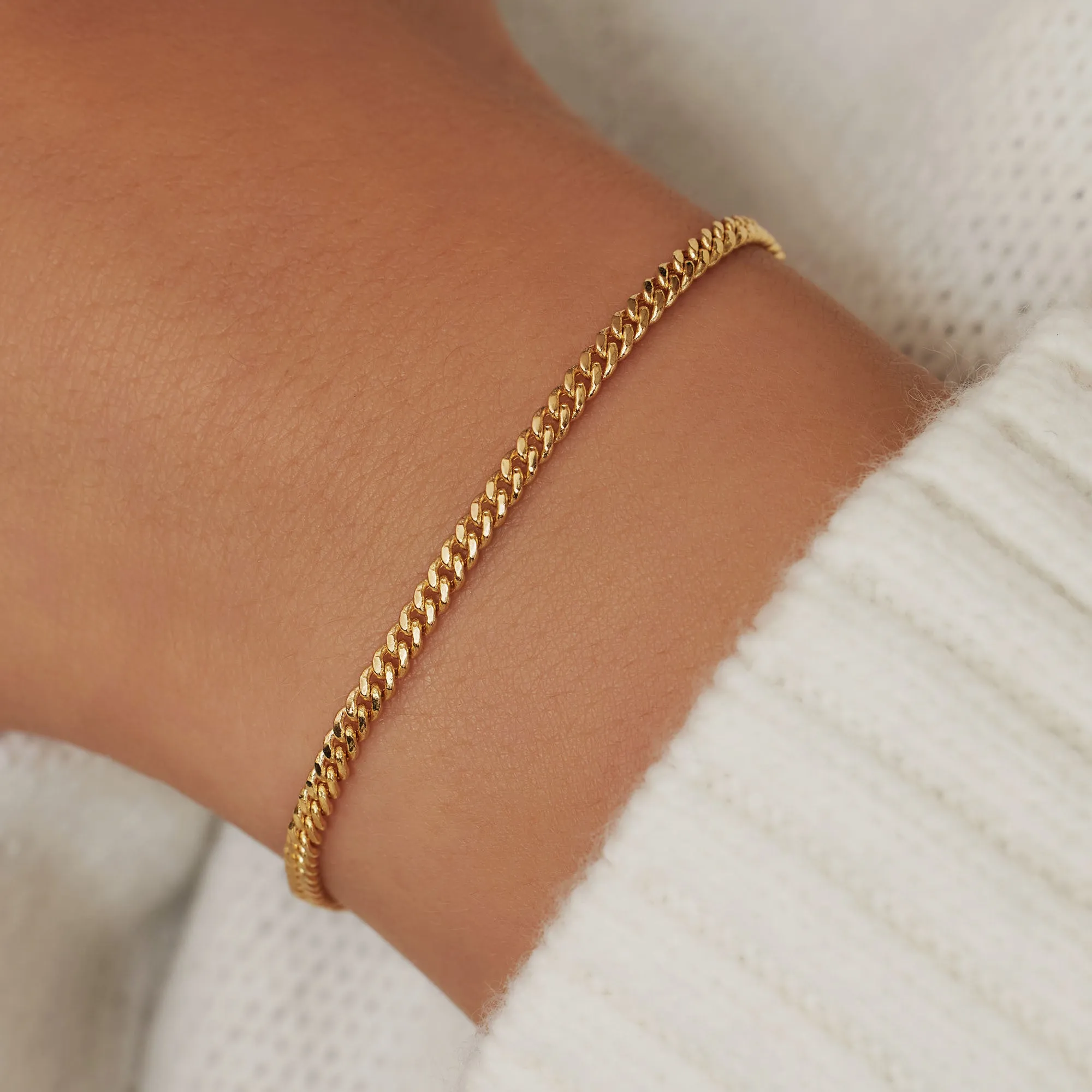 Aidee Julee 14 karat gold link bracelet