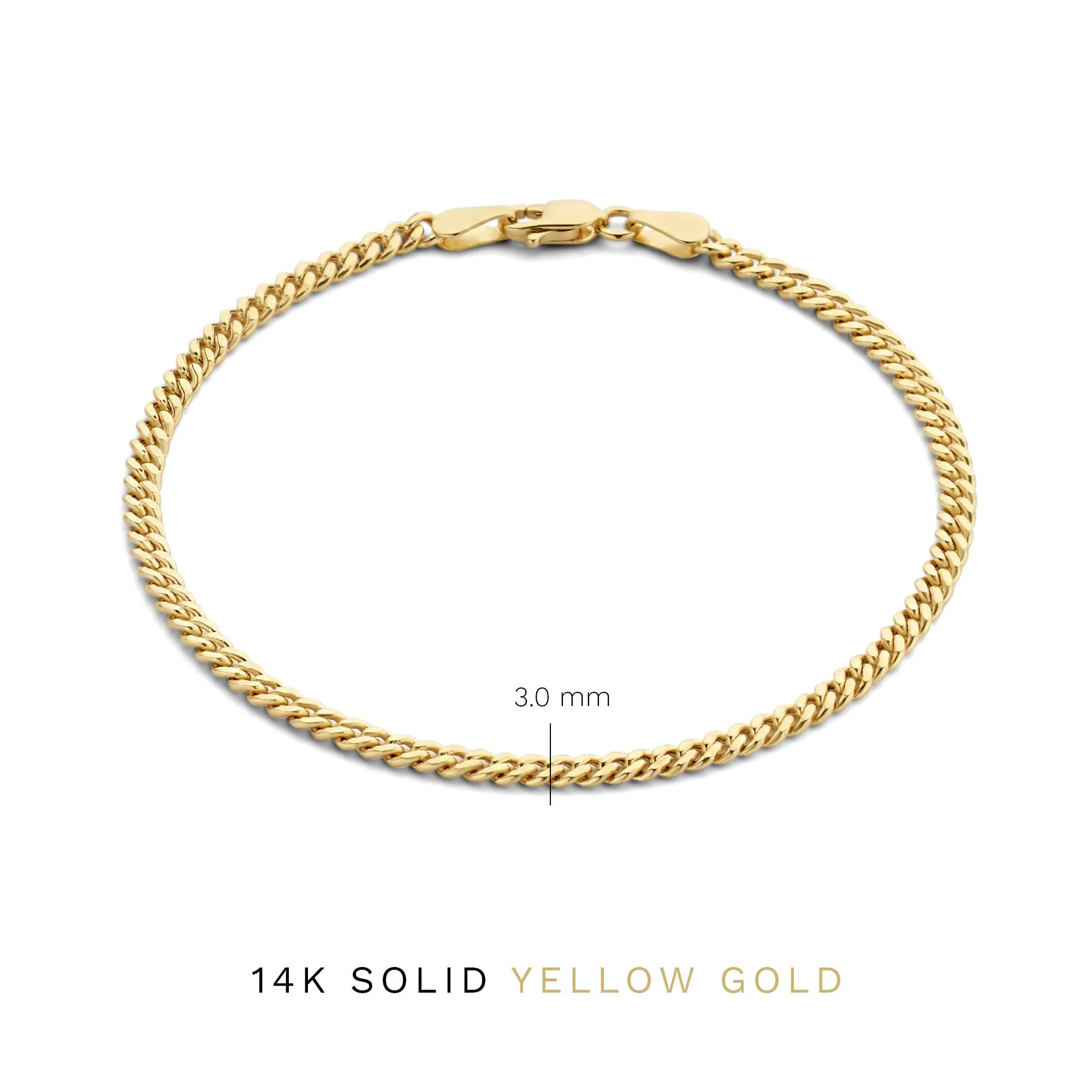 Aidee Julee 14 karat gold link bracelet