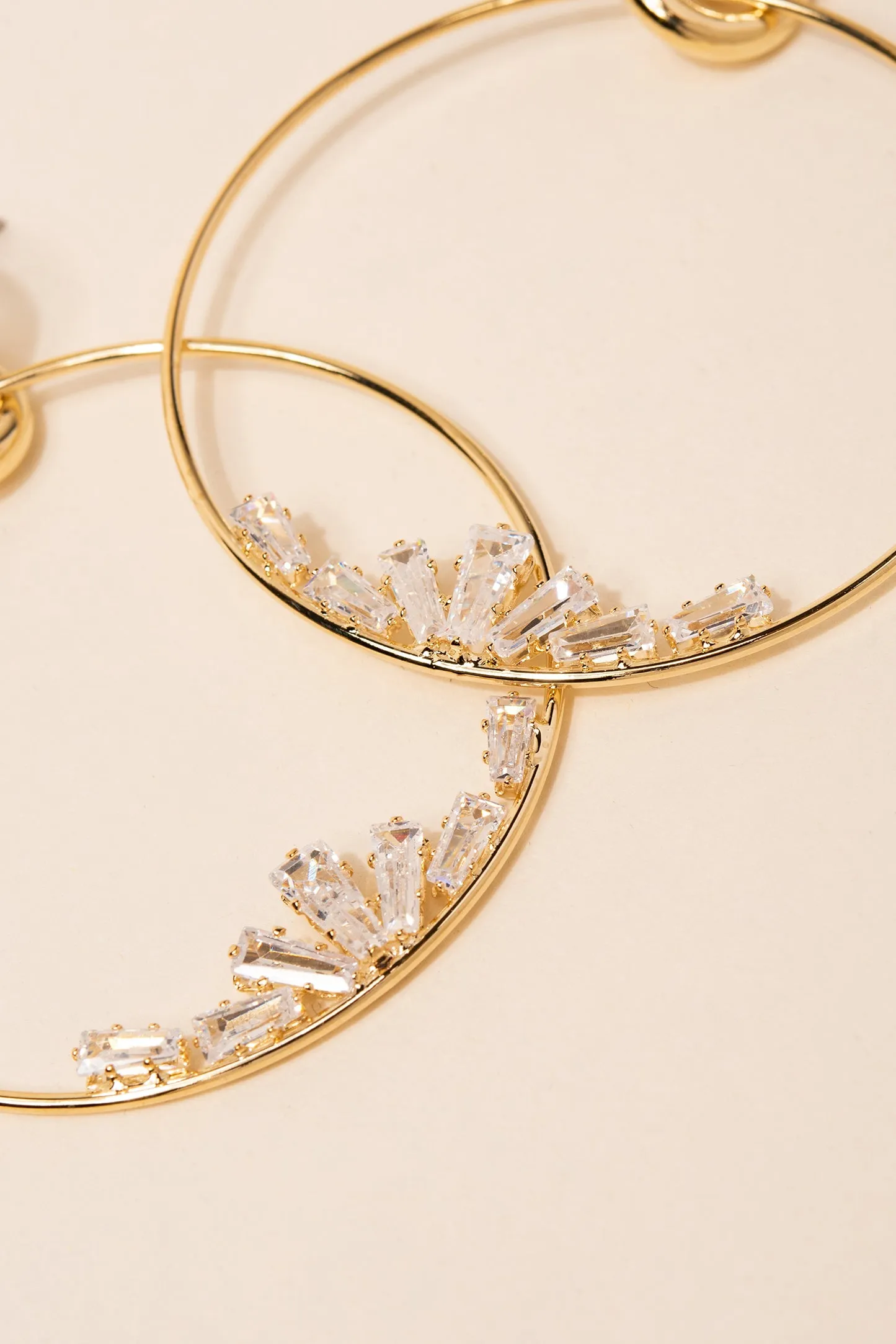 Andromeda CZ Studded Hoops