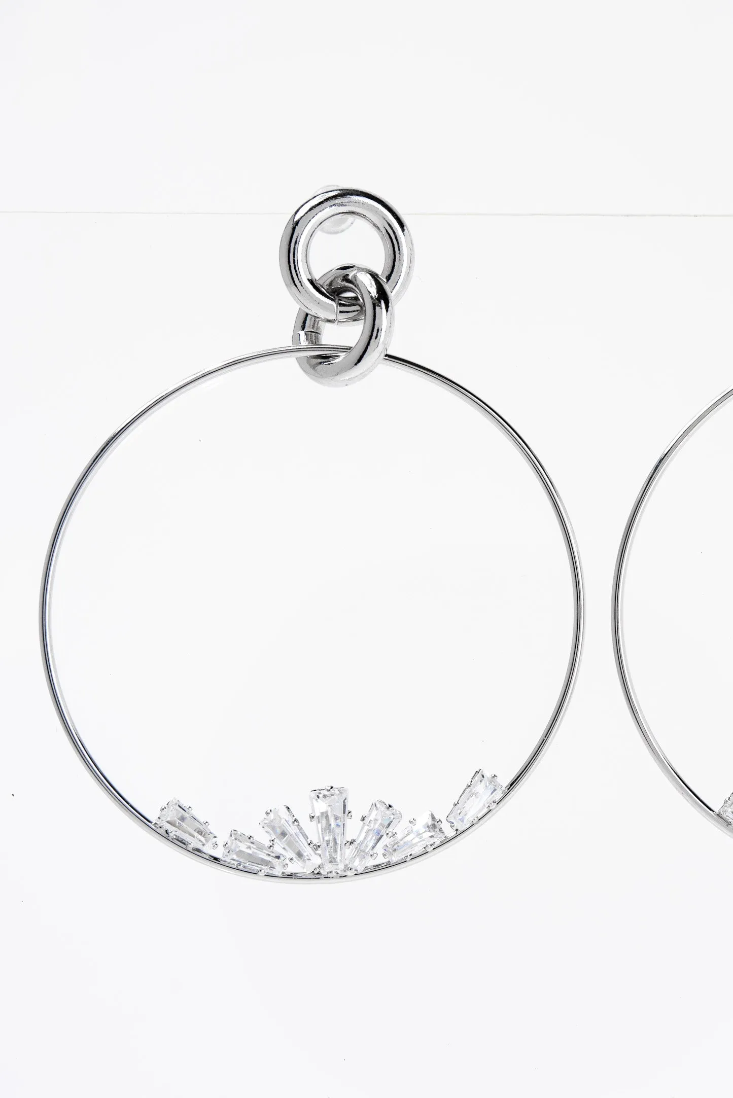 Andromeda CZ Studded Hoops