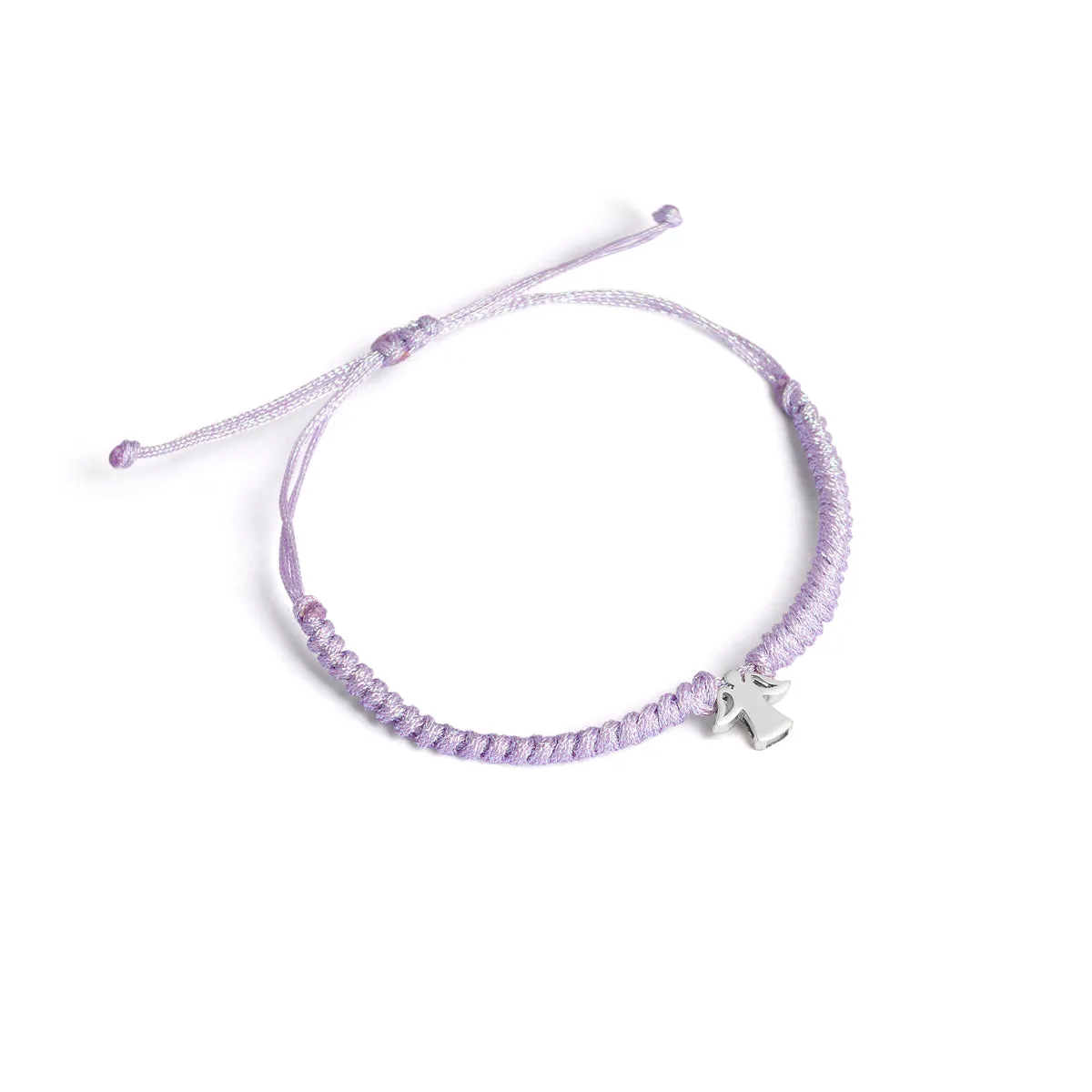 Angel Charm Braided Bracelet