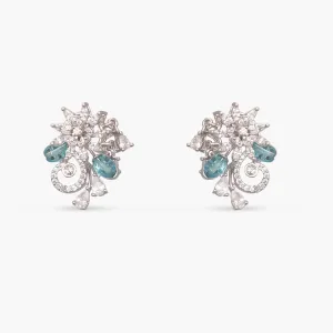 Bloom Minimal CZ Stud Earrings