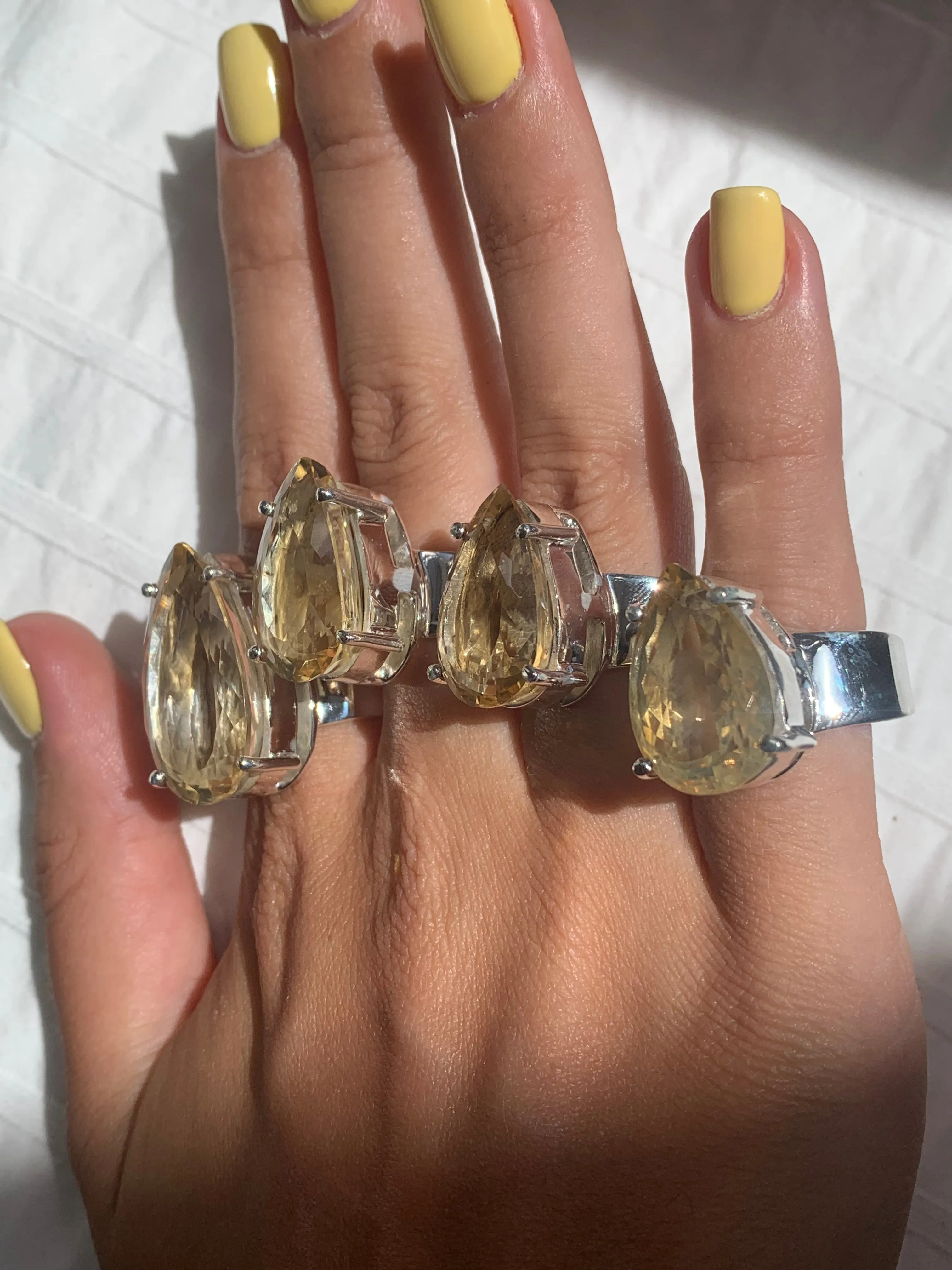 Citrine Sanaa Ring - Teardrop (One of a kind)