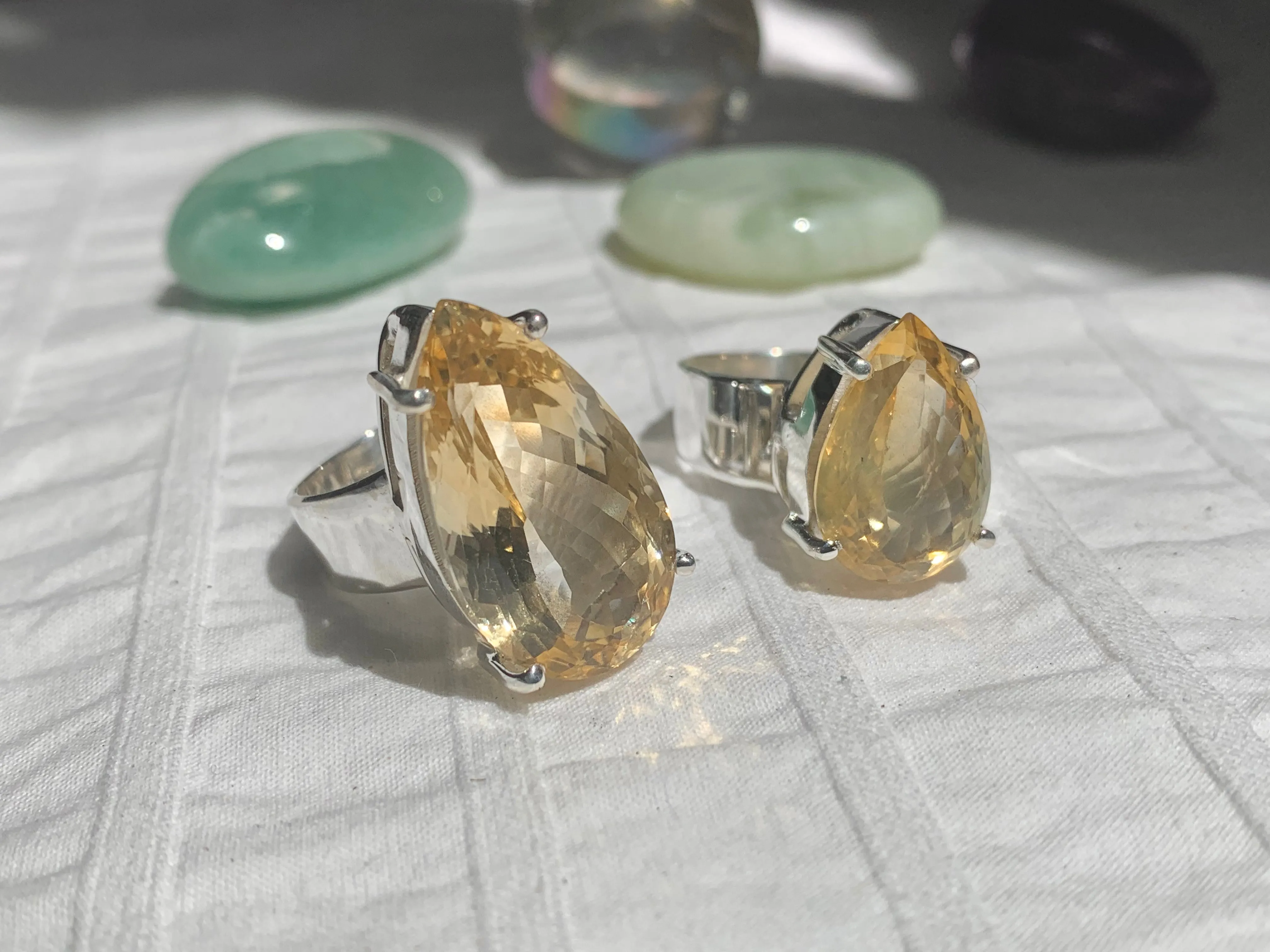 Citrine Sanaa Ring - Teardrop (One of a kind)