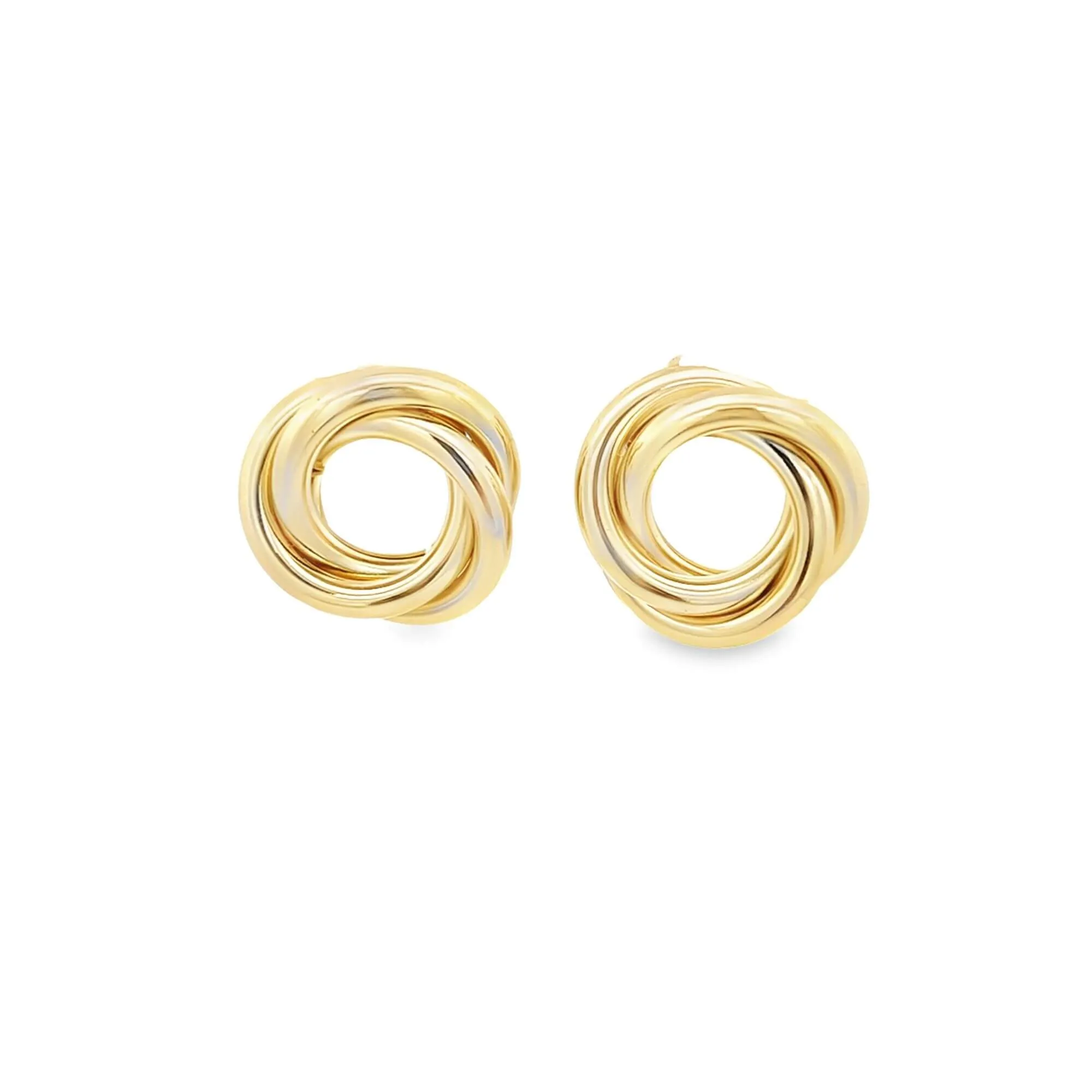 Classic Twisted Donut Earrings (J105A)