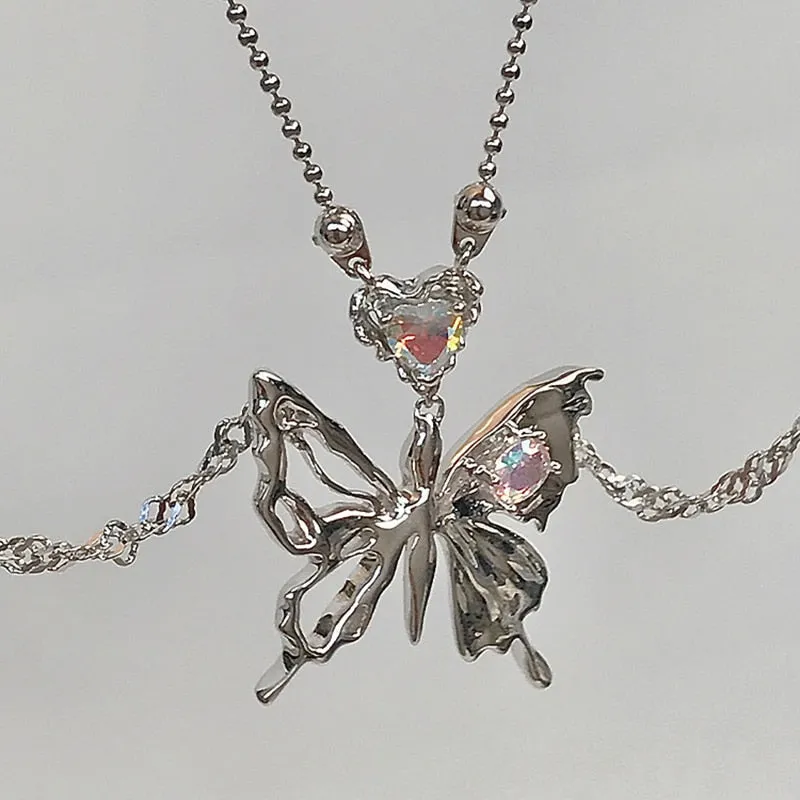 Dainty Butterfly Necklaces