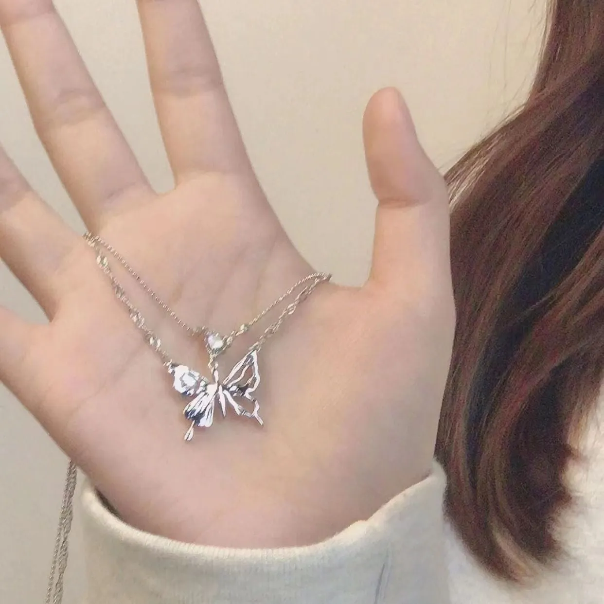 Dainty Butterfly Necklaces