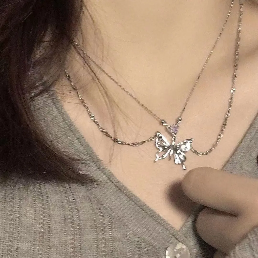 Dainty Butterfly Necklaces