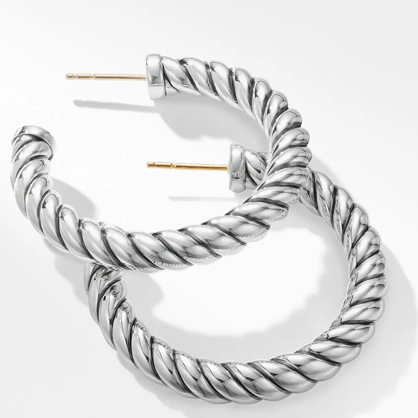 David Yurman Cable Classics Hoop Earrings 40MM