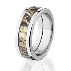 Duck Blind Camouflage Wedding Rings, Mossy Oak Camouflage Bands