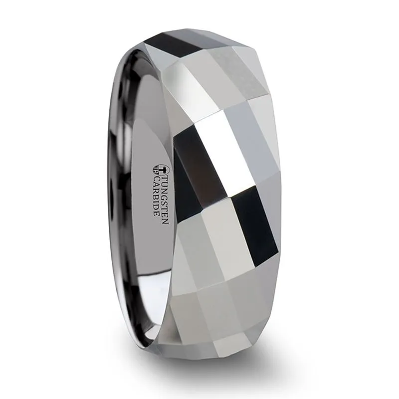 ETERNITY | Tungsten Ring Multi-Faceted