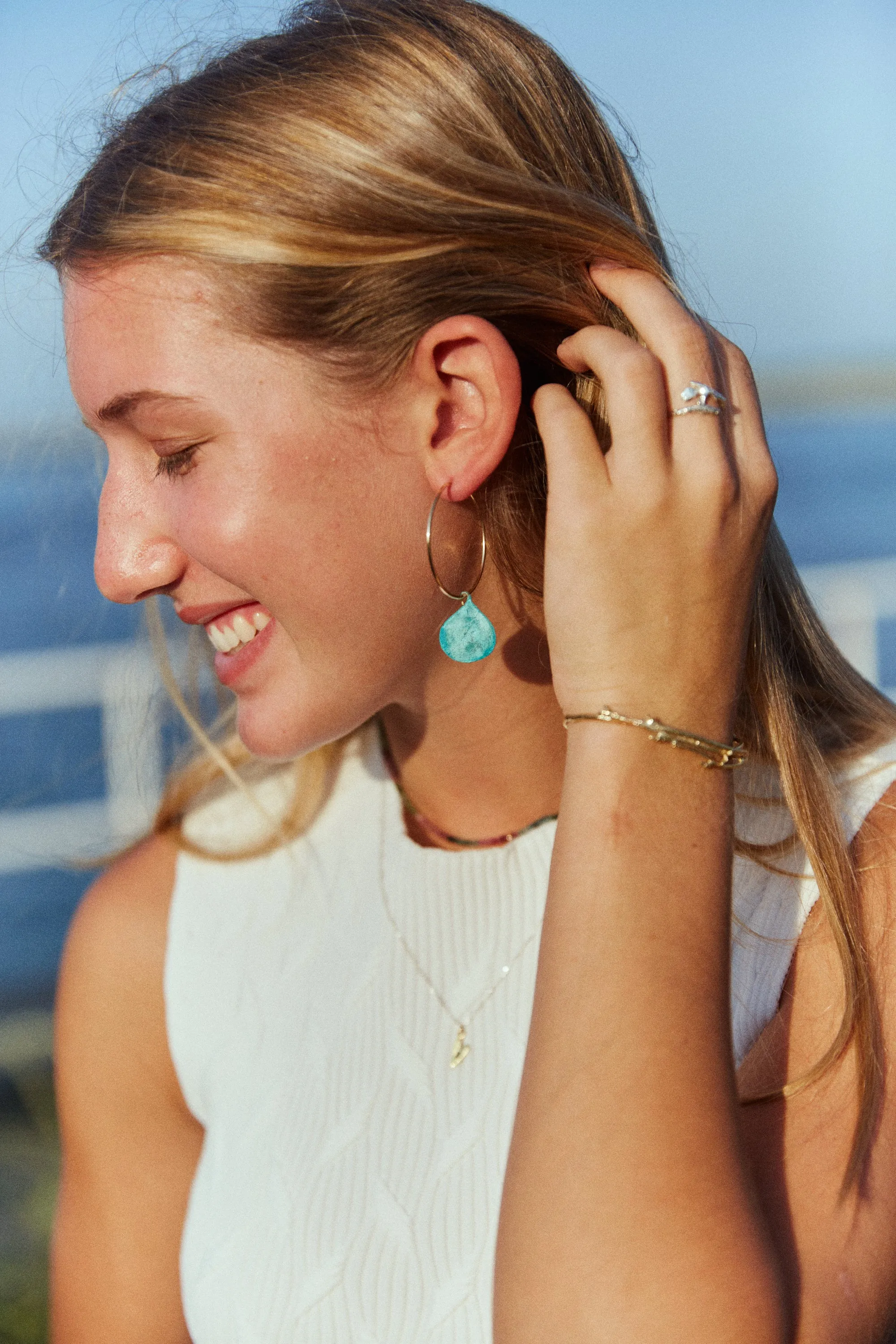 Eucalyptus Dangle Earrings