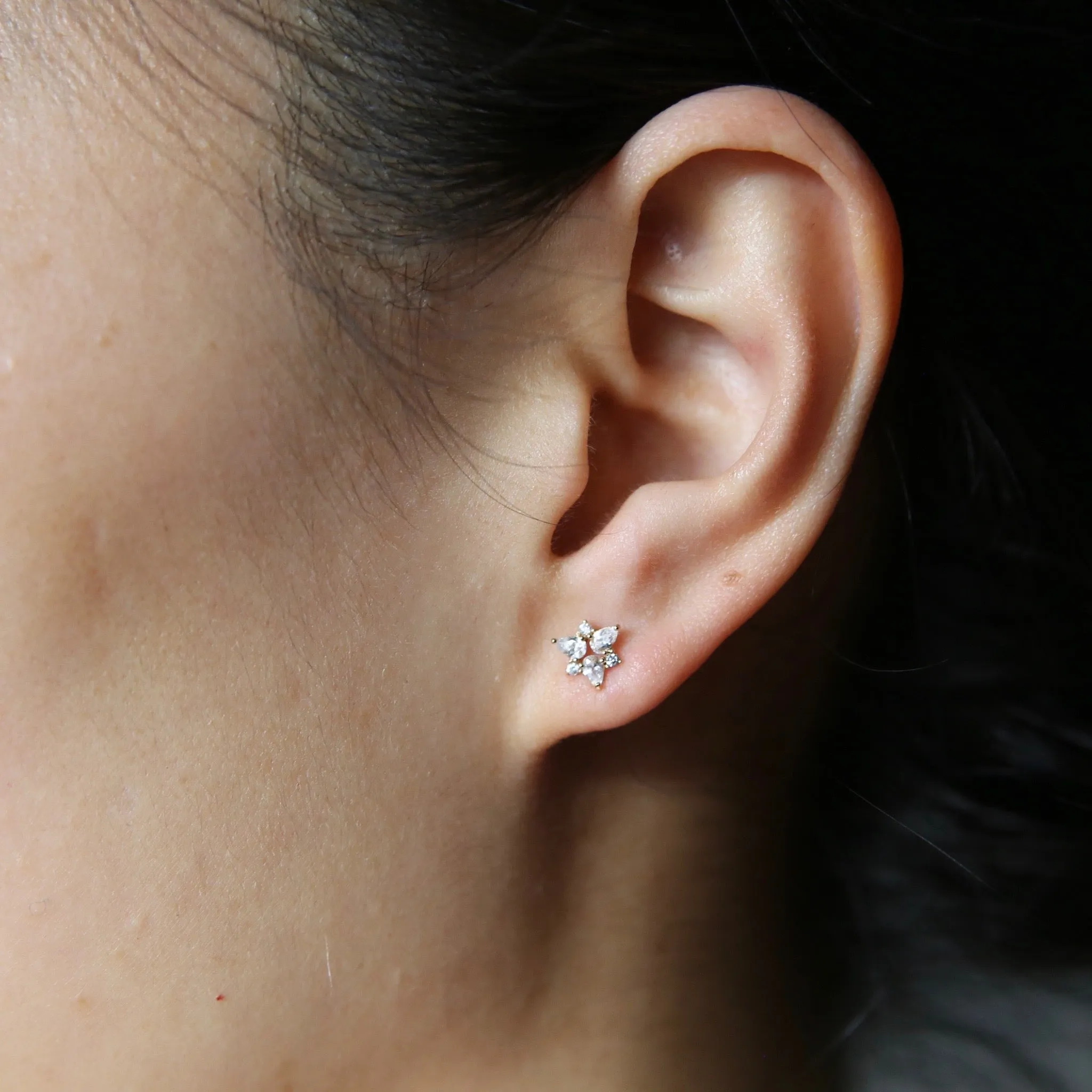 Flower Stud | 14K Gold