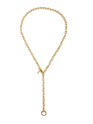 Gold Chain Reaction Necklace