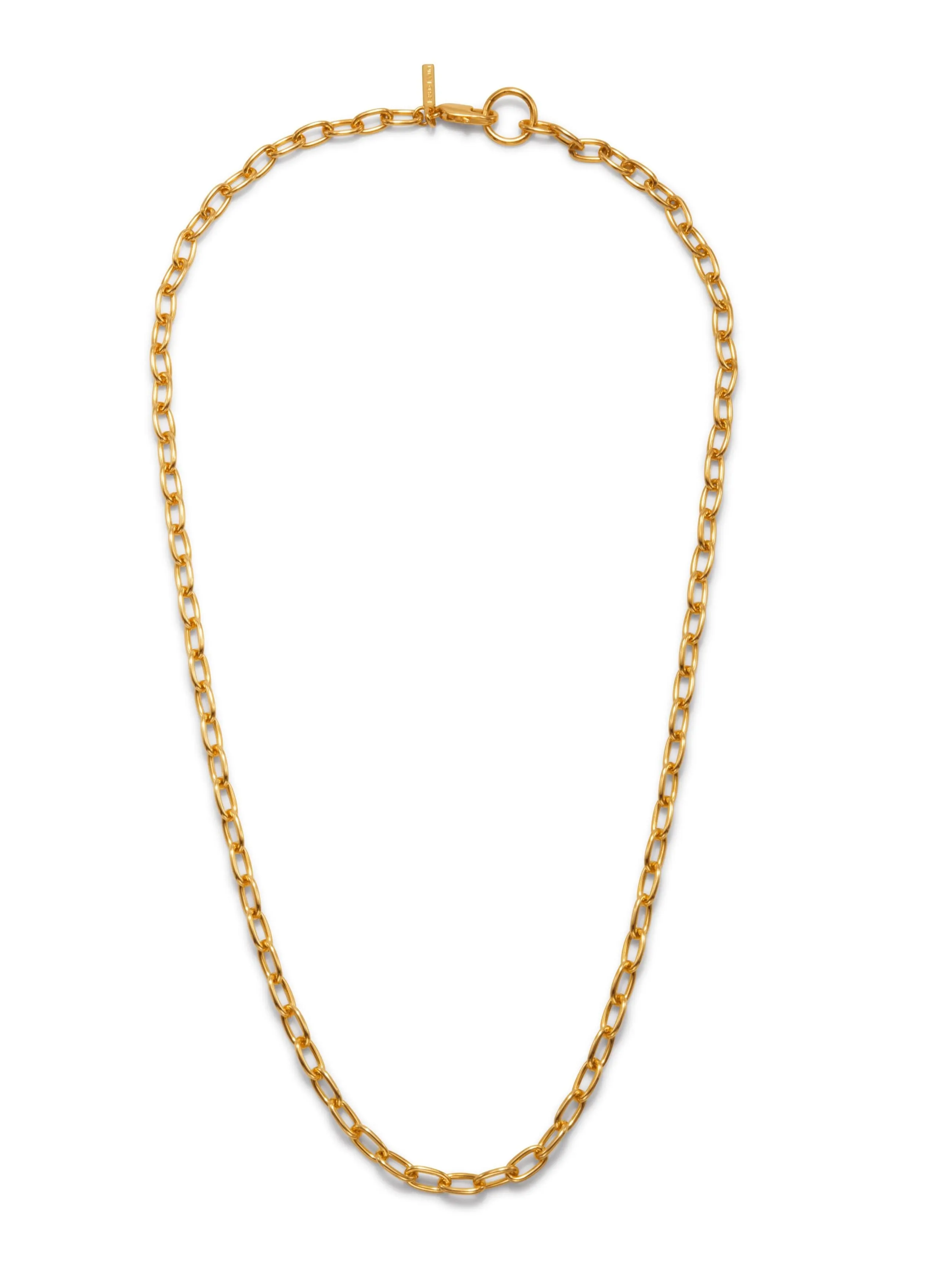 Gold Chain Reaction Necklace