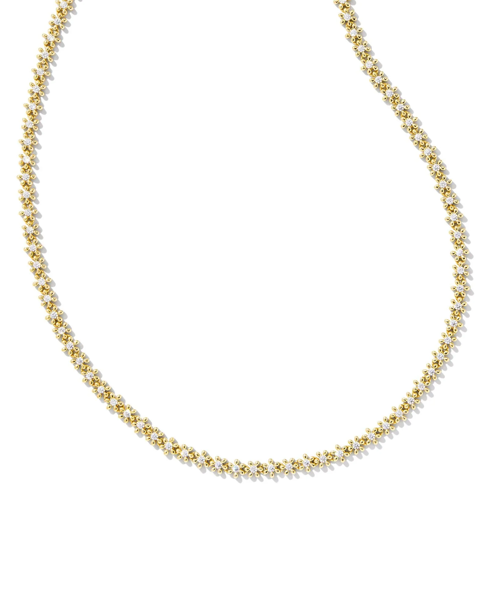 Kendra Scott Nydia Strand White Crystal Necklaces