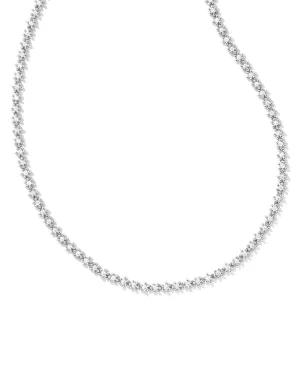 Kendra Scott Nydia Strand White Crystal Necklaces