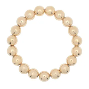 Large Gold Ball Bracelet