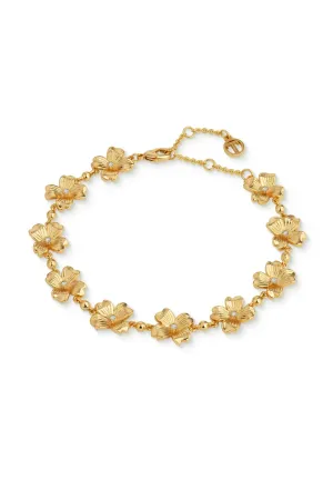 Le Fleur Collection Gold Flower Bracelet