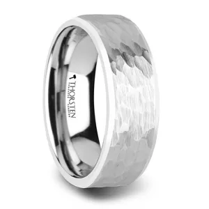 MARTEL | Tungsten Ring Hammered Finish