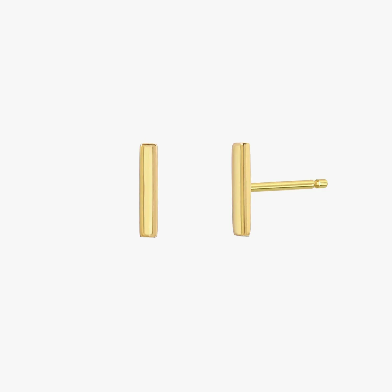 Minimal Bar Stud Earrings