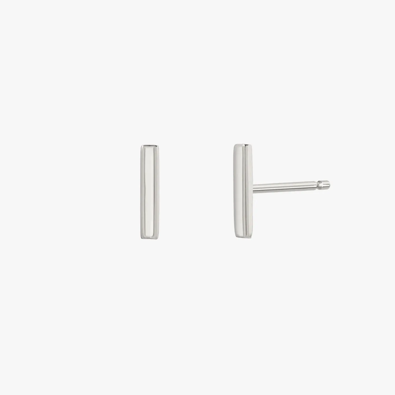 Minimal Bar Stud Earrings