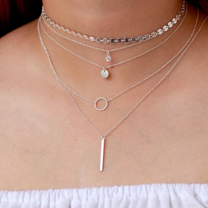 Minimal Circle Necklace