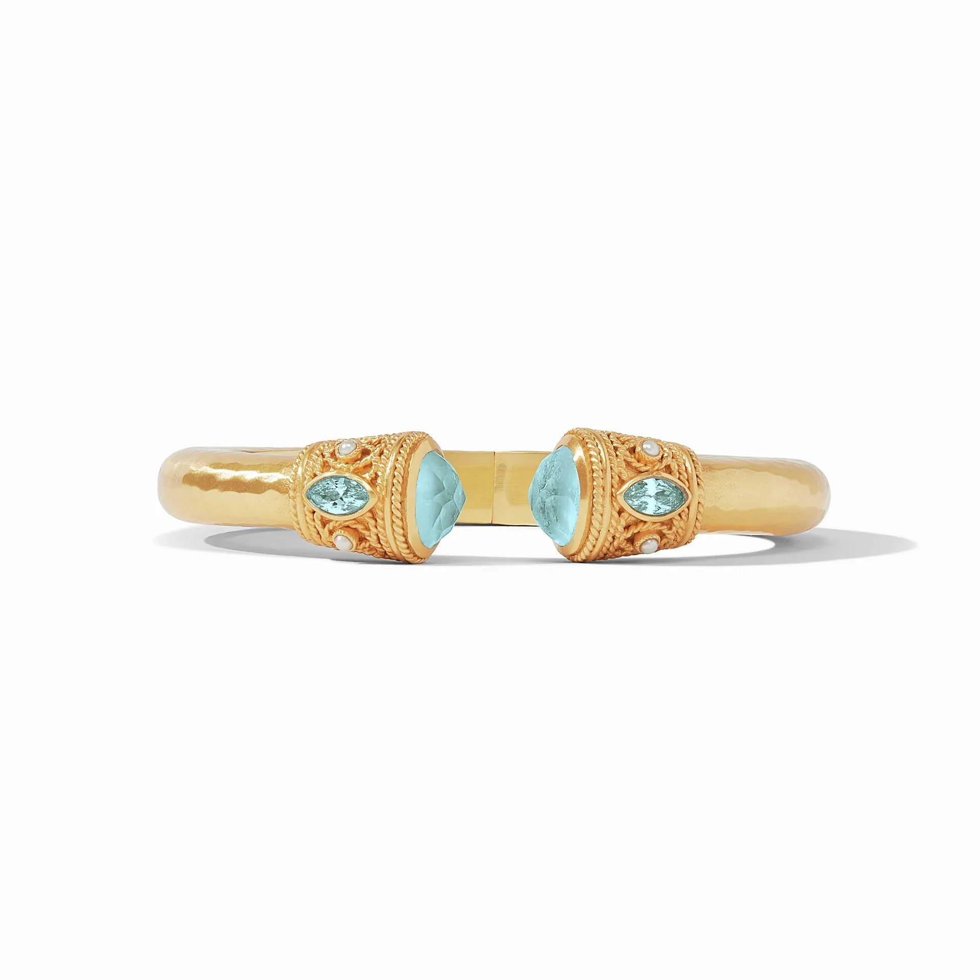 Monaco Demi Cuff Iridescent Gold Bahamian Blue