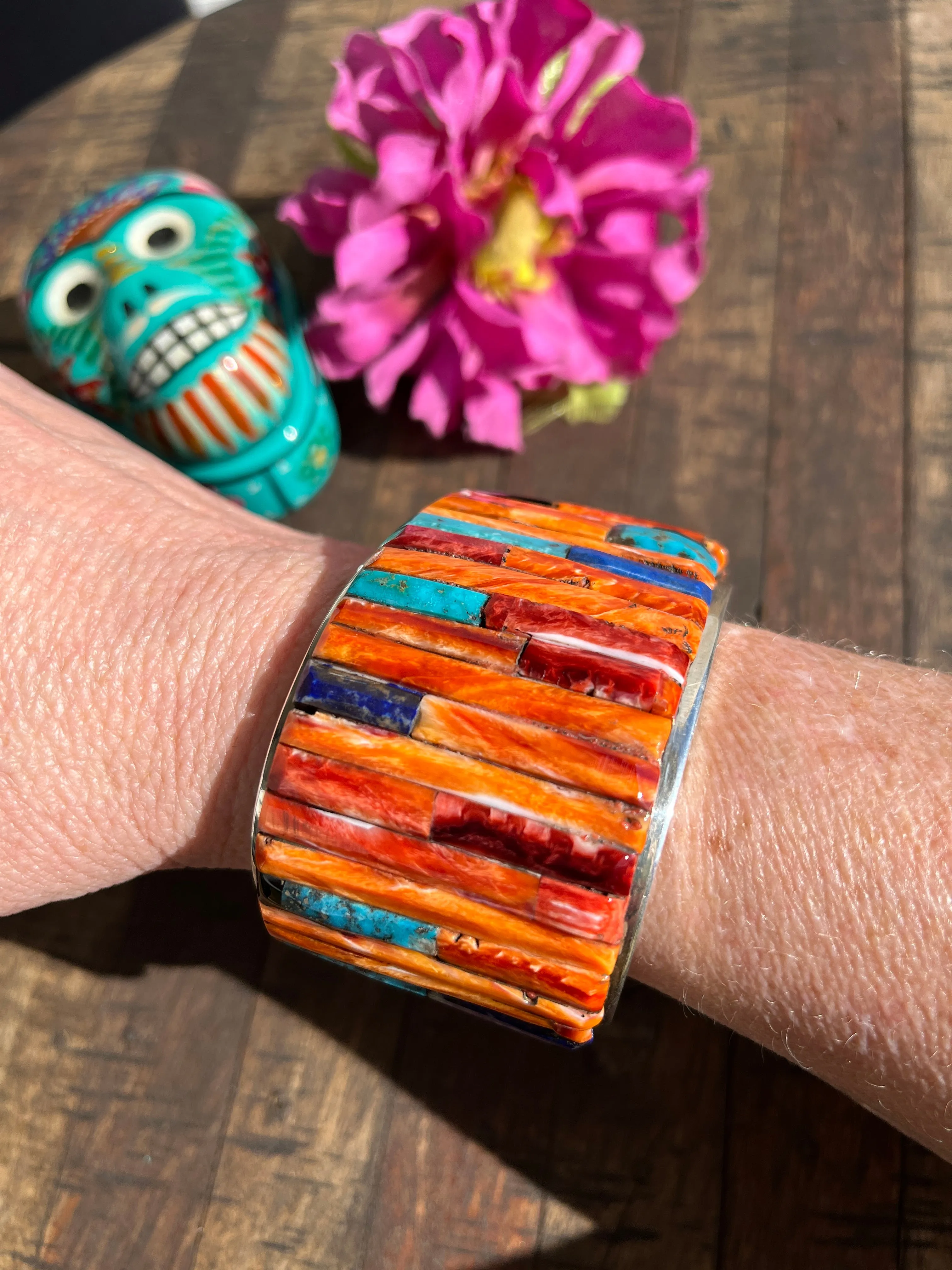 Multi Color Cobblestone Cuff