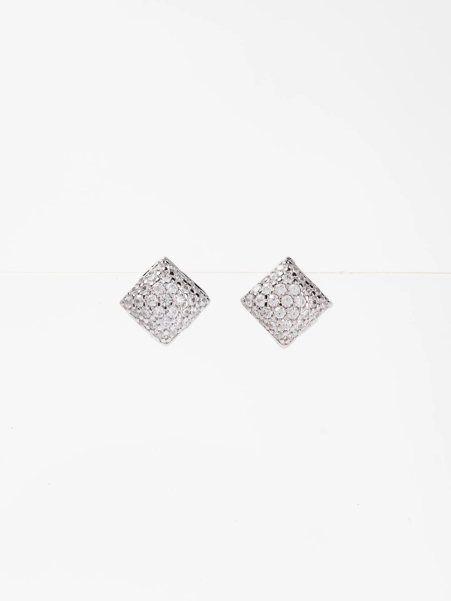 Myra Gold Plated Stud CZ Earrings