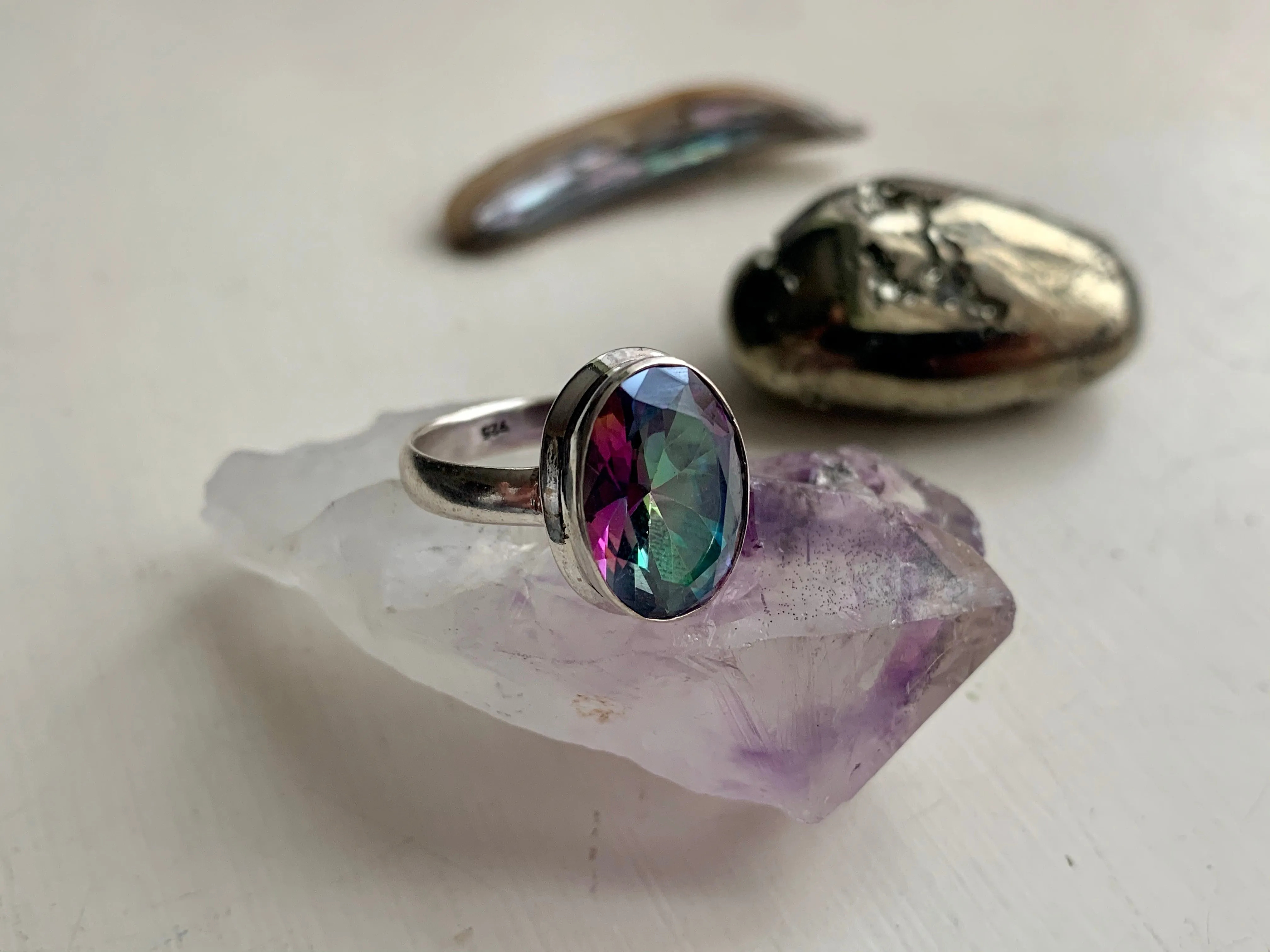 Mystic Topaz Ari Ring - Oval