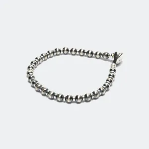 Navajo Pearl 5mm Bracelet - 925 Silver