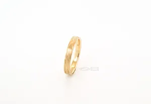 Organically you 3mm gold stacker