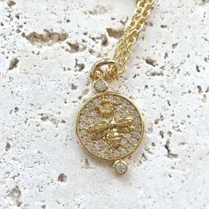 Queen Bee Tiny layering necklace