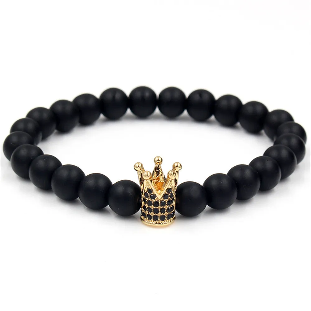 Stylish Simplicity Micro Set Zircon Crown Bracelet