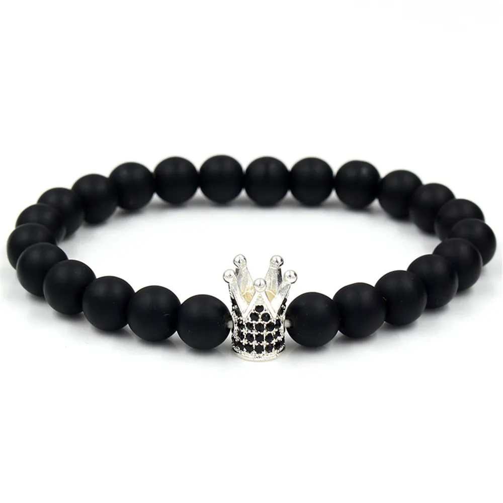 Stylish Simplicity Micro Set Zircon Crown Bracelet