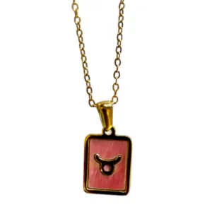 Taurus Zodiac Necklace