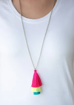  Triple The Tassel Multi Necklace Set