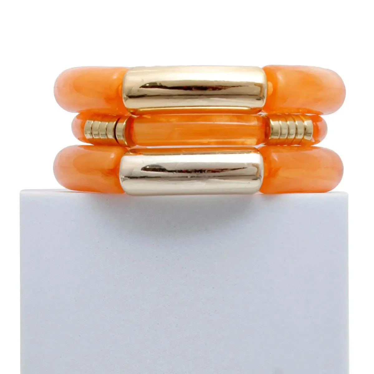 Tube Stretch Bangle: Stylish Set for Any Look