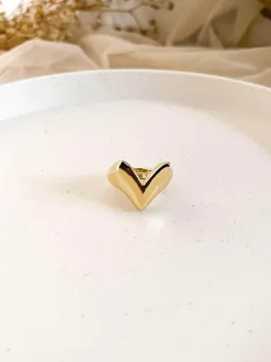 Unique Heart Shaped Ring