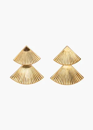 Vanna Earrings -- Gold