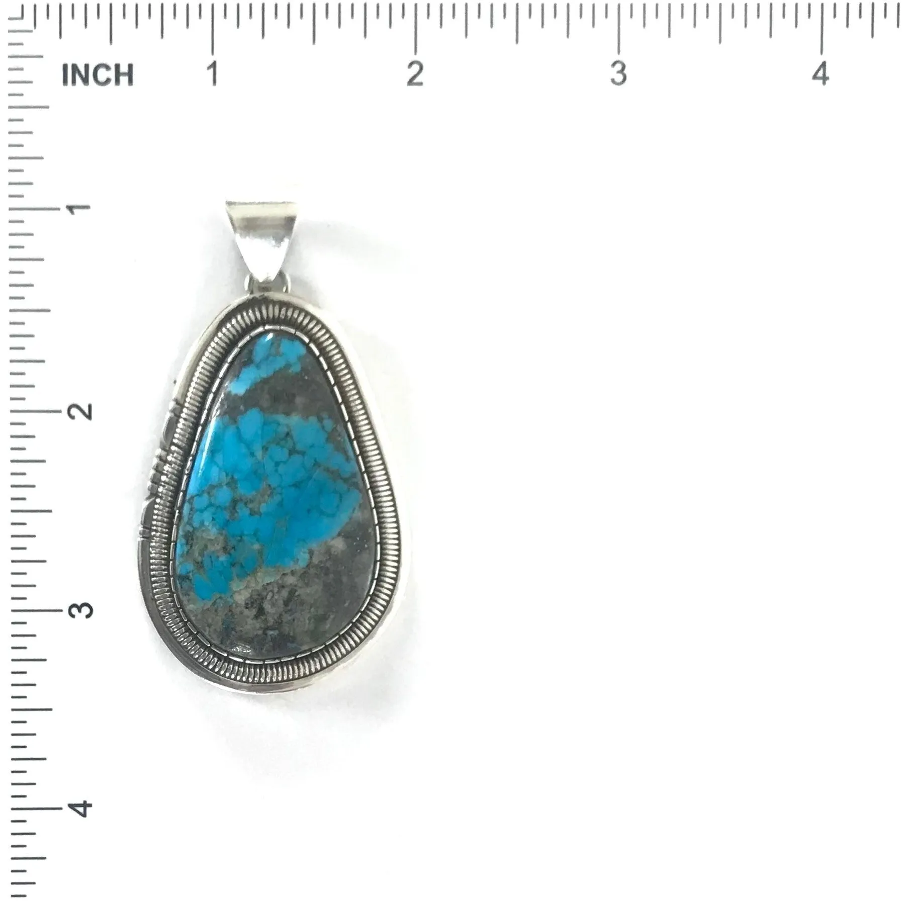 Walter Vandever Large Turquoise Pendant