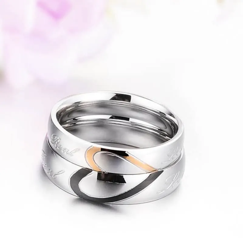 Yellow Chimes Rings for Women and Girls Couple Rings | Valentines Special Proposal Couple Ring For Girls and Boys Finger Ring | Birthday Gift For girls and women Anniversary Gift for Wife (Silver 4)